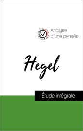 Analyse d une pensée : Hegel (résumé et fiche de lecture plébiscités par les enseignants sur fichedelecture.fr)