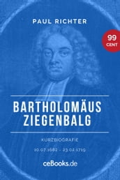 Bartholomäus Ziegenbalg 1682 1719