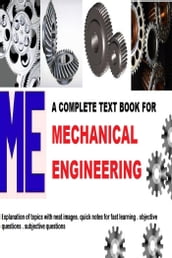 COMPLETE TEXT BOOK FOR MECHANICAL ENGINEERING