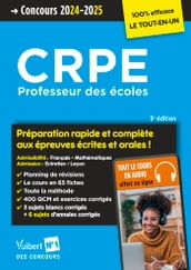 CRPE 2024 - Préparation rapide et complète aux épreuves écrites et orales