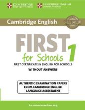 Cambridge English First for Schools 1 for Revised Exam from 2015 Student s Book without Answers