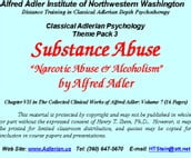 Classical Adlerian Psychology Theme Pack 3: Substance Abuse