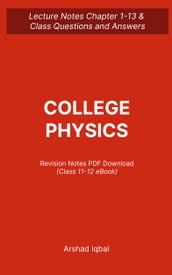 College Physics Questions and Answers PDF Class 11-12 Physics Quiz e-Book Download