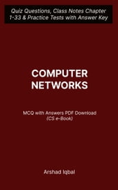 Computer Networks MCQ (PDF) Questions and Answers Networking MCQs e-Book Download