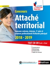 Concours Attaché territorial - Catégorie A - intégrer la fonction publique - 2018-2019