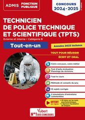 Concours TPTS - Technicien de police technique et scientifique - Catégorie B - Tout-en-un