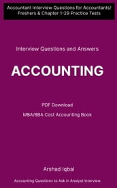 Cost Accounting Questions and Answers PDF BBA MBA Accounting Quiz e-Book Download