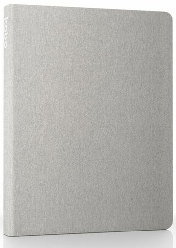 Custodia Sleep Cover in tessuto per Kobo Aura. Colore grigio