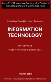 Information Technology Questions and Answers PDF Class 7-12 IT Quiz e-Book Download