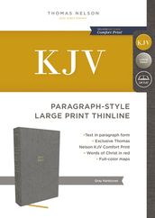 KJV Holy Bible: Paragraph-style Large Print Thinline with 43,000 Cross Reference: King James Version