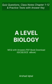 A Level Biology MCQ (PDF) Questions and Answers IGCSE GCE Biology MCQs e-Book Download
