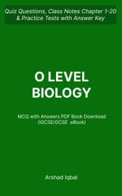 O Level Biology MCQ (PDF) Questions and Answers IGCSE GCSE Biology MCQs e-Book Download
