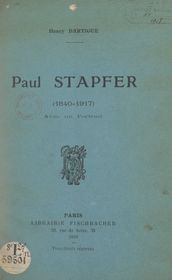 Paul Stapfer (1840-1917)