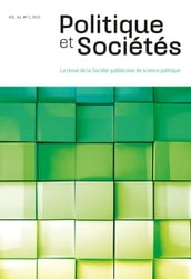 Politique et Sociétés. Vol. 42 No. 2, 2023