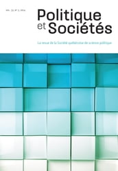 Politique et Sociétés. Vol. 33 No. 3, 2014