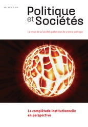 Politique et Sociétés. Vol. 36 No. 3, 2017