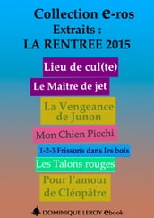 LA RENTRÉE LITTÉRAIRE 2015 Éditions Dominique Leroy - Extraits