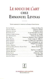 Le Souci de l art chez Emmanuel Levinas