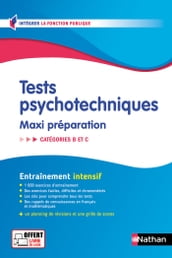Tests psychotechniques - Maxi préparation. Catégories B et C - 2024-2025 - ePUB - N° 55