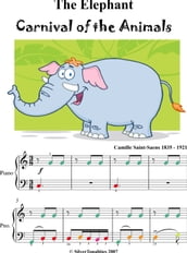 The Elephant Carnival of the Animals Easiest Piano Sheet Music