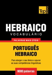 Vocabulário Português-Hebraico - 9000 palavras mais úteis