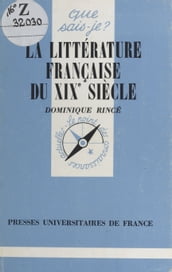 La littérature française du XIXe siècle
