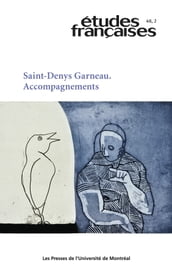 Études françaises. Volume 48, numéro 2, 2012
