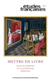 Études françaises. Volume 53, numéro 2, 2017
