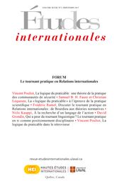 Études internationales. Volume 48 numéro 2, printemps 2017